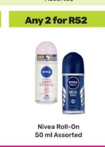 Nivea Roll On 50 ml Assorted