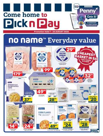 Pick n Pay catalogue  - 07/08/2026 - 24/08/2026.