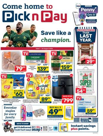 Pick n Pay Supermarket catalogue  - 07/08/2026 - 24/08/2026.