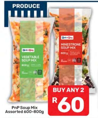 PnP Soup Mix Assorted 600 800g
