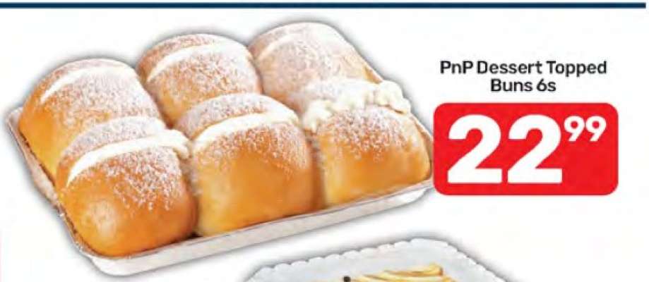 PnP Dessert Topped Buns 6s