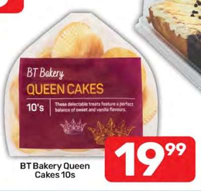BT Bakery Queen Cakes 10s