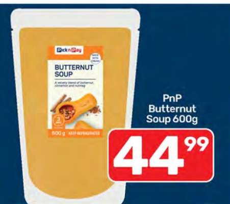 PnP Butternut Soup 600g