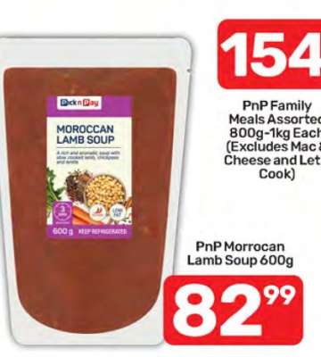 PnP Morrocan Lamb Soup 600g