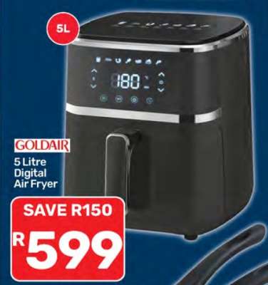 Goldair 5-Litre Digital Air Fryer