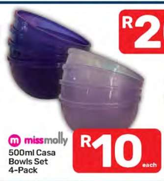 500ml Casa Bowls Set 4-Pack