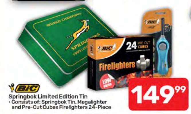 BIC Springbok Limited Edition Tin