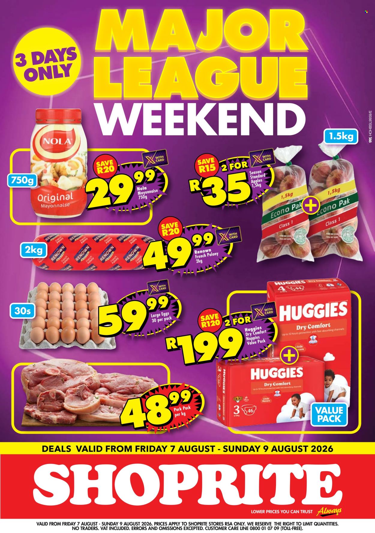 Shoprite specials - 07/08/2026 - 09/08/2026. Page 1