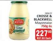 Crosse & Blackwell Mayonnaise