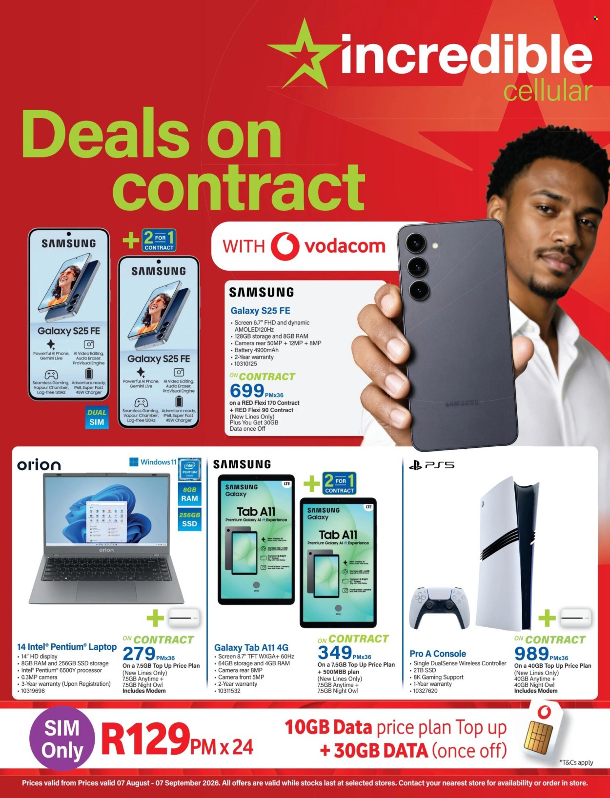 Incredible Connection specials - 07/08/2026 - 07/09/2026. Page 1