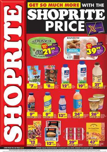 Shoprite catalogue  - 10/08/2026 - 30/08/2026.