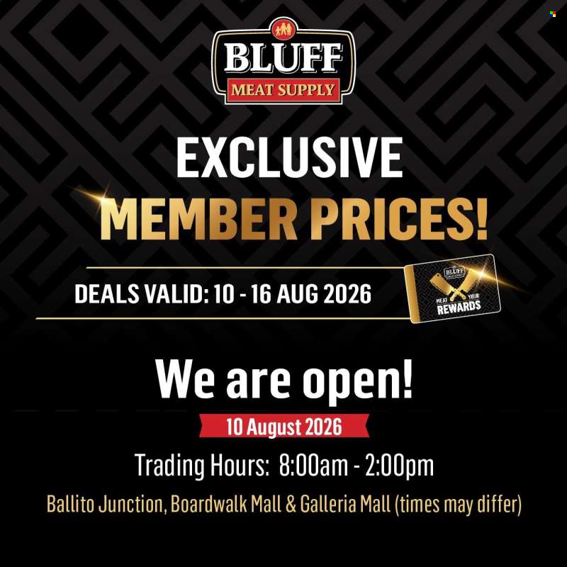 Bluff Meat Supply catalogue  - 10/08/2026 - 16/08/2026.
