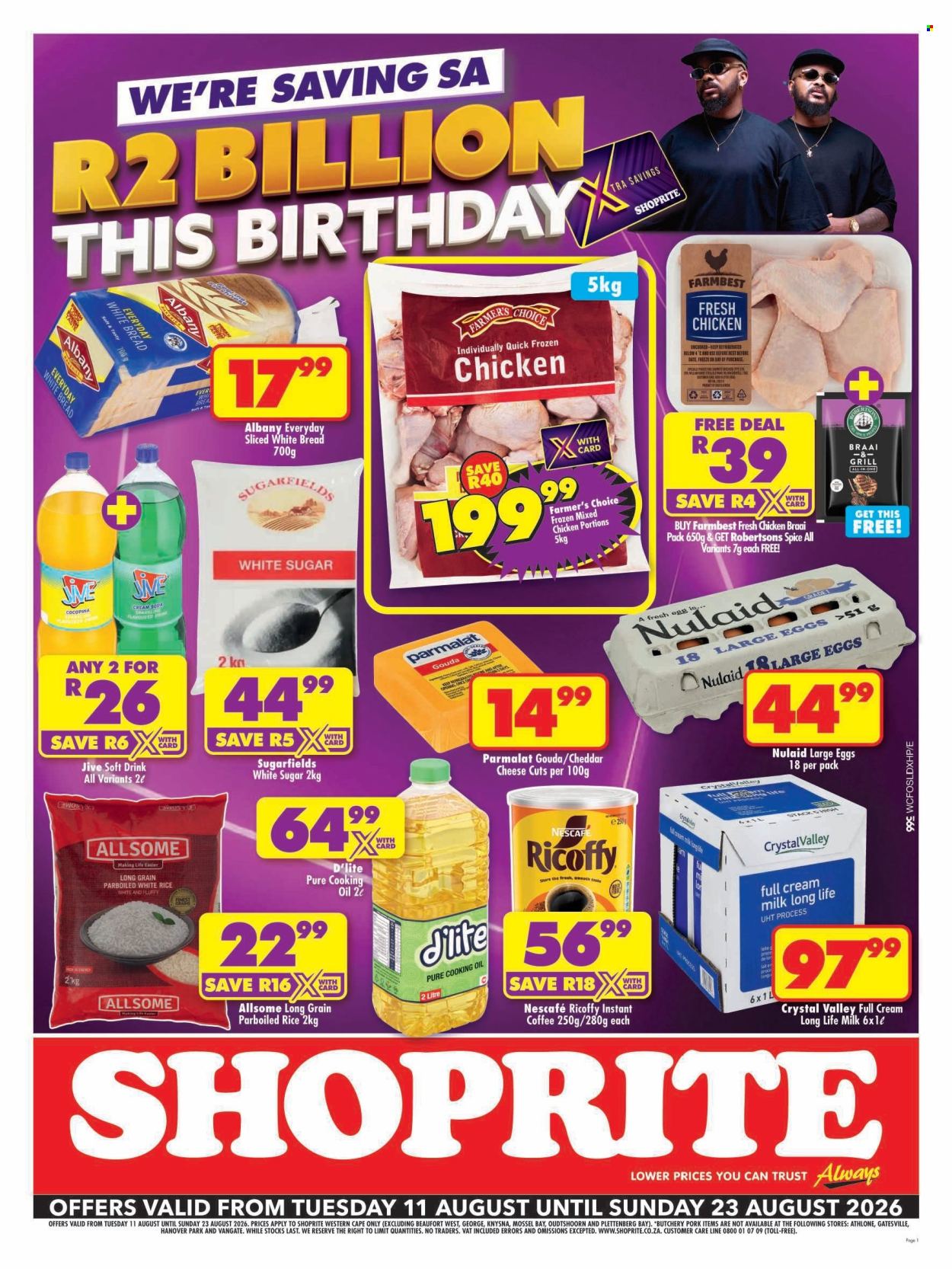 Shoprite specials - 11/08/2026 - 23/08/2026. Page 1