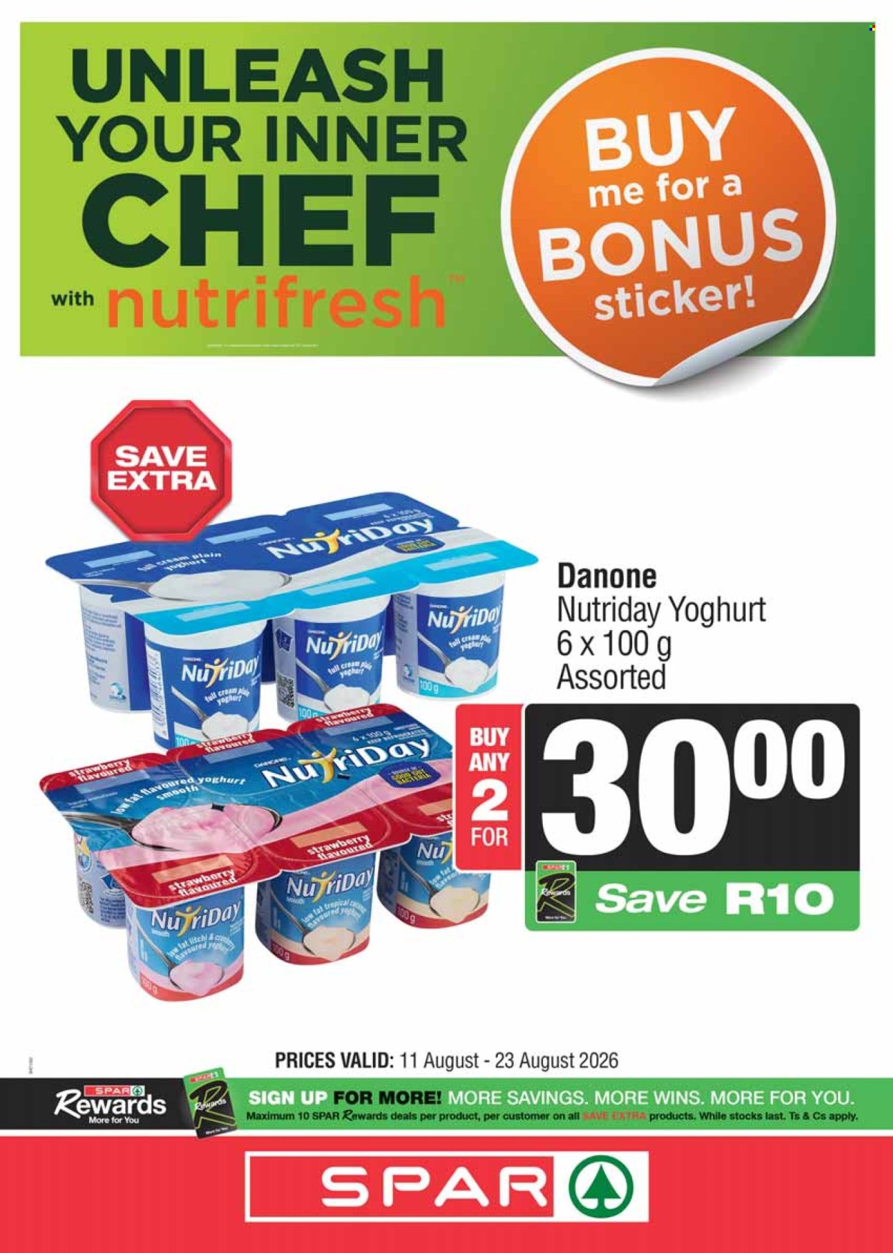 SPAR specials - 11/08/2026 - 23/08/2026. Page 1
