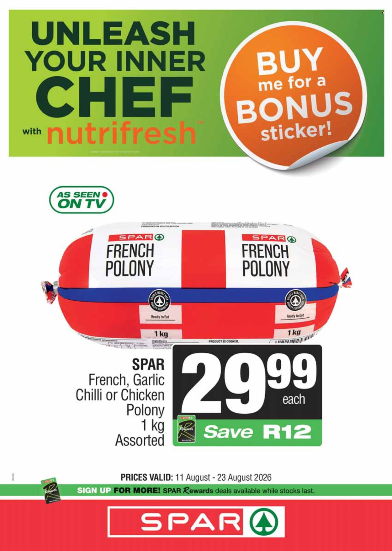 SPAR specials - 11/08/2026 - 23/08/2026. Page 4