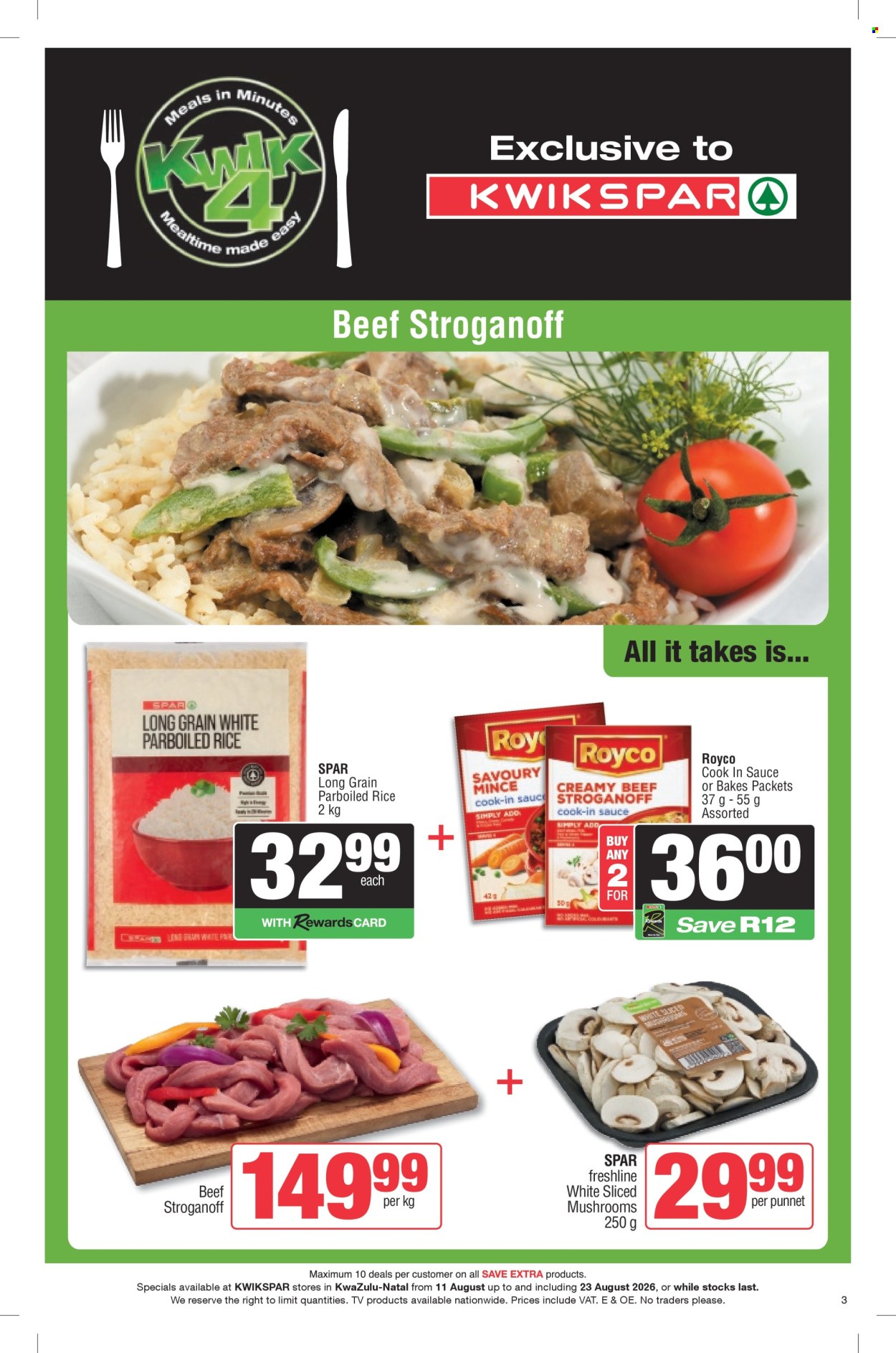 SPAR specials - 11/08/2026 - 23/08/2026. Page 3
