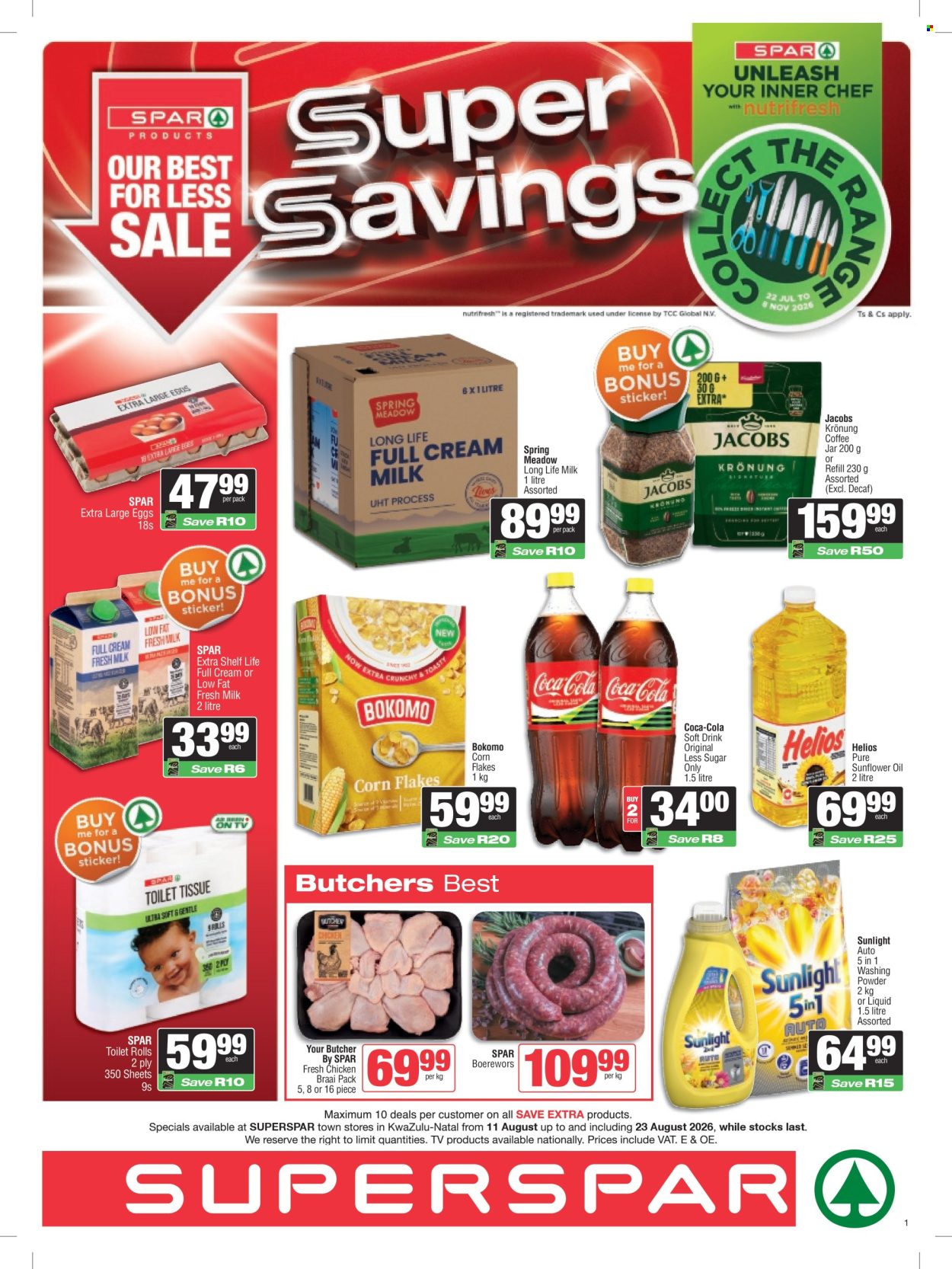 SPAR specials - 11/08/2026 - 23/08/2026. Page 1