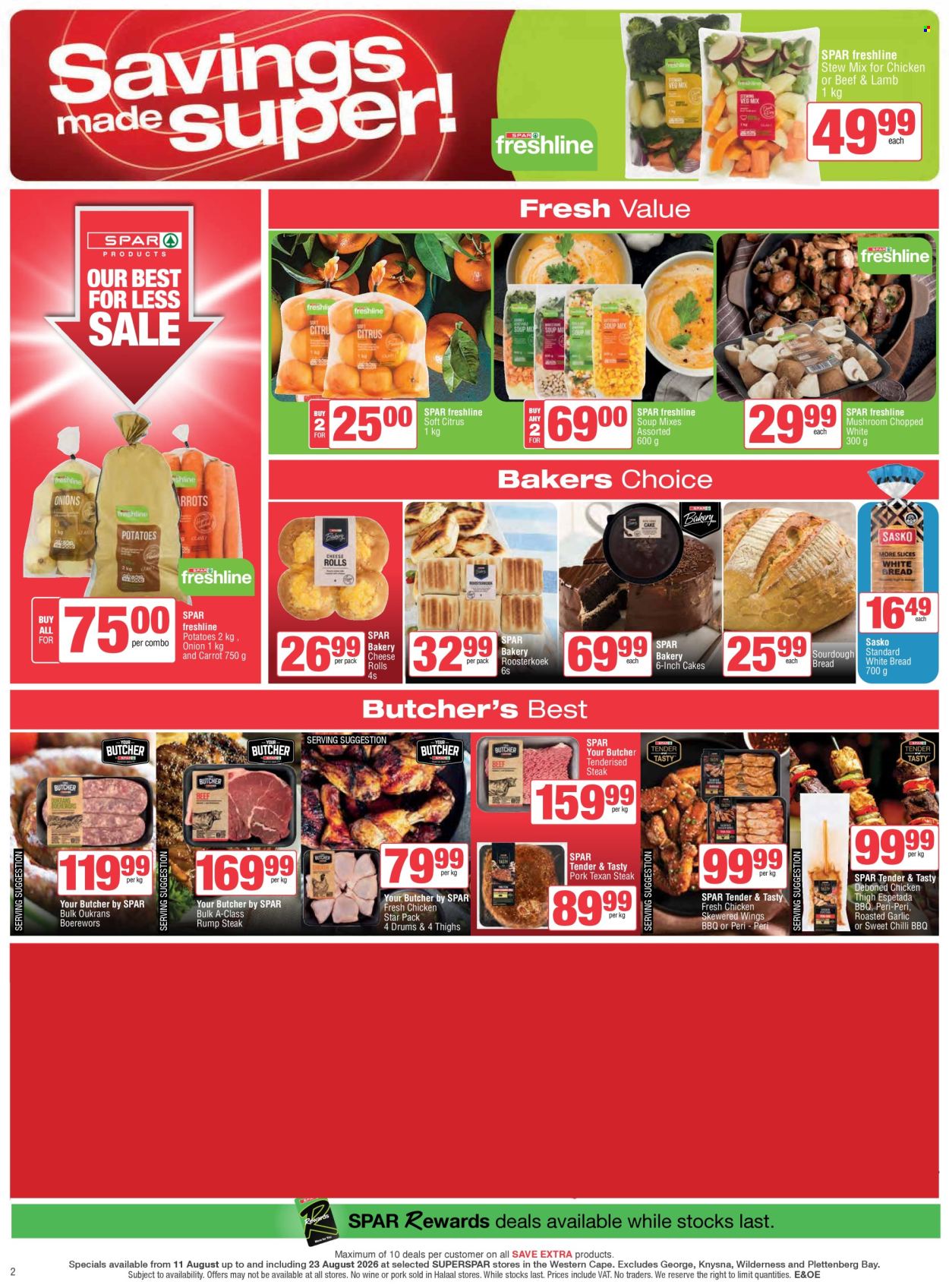 SPAR specials - 11/08/2026 - 23/08/2026. Page 2