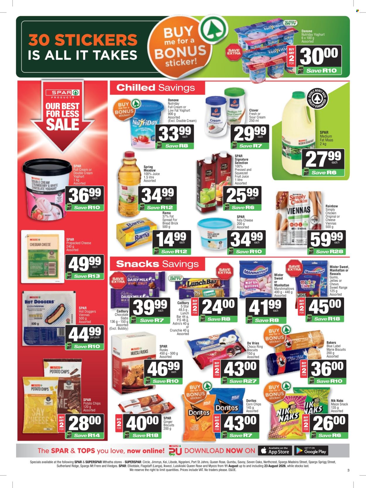 SPAR specials - 11/08/2026 - 23/08/2026. Page 3