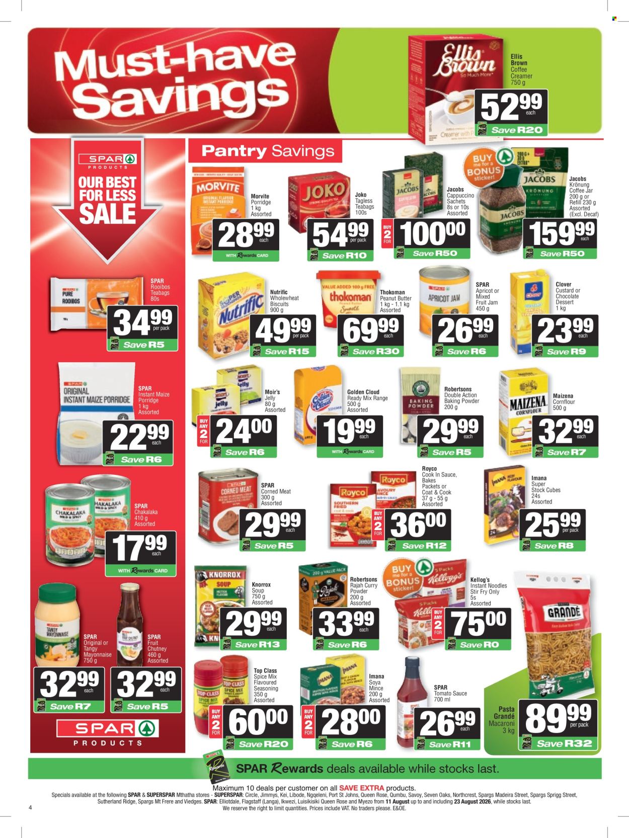 SPAR specials - 11/08/2026 - 23/08/2026. Page 4
