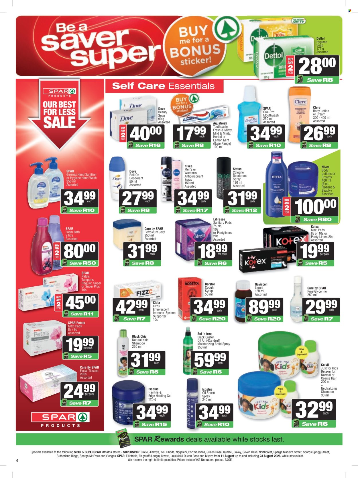 SPAR specials - 11/08/2026 - 23/08/2026. Page 6