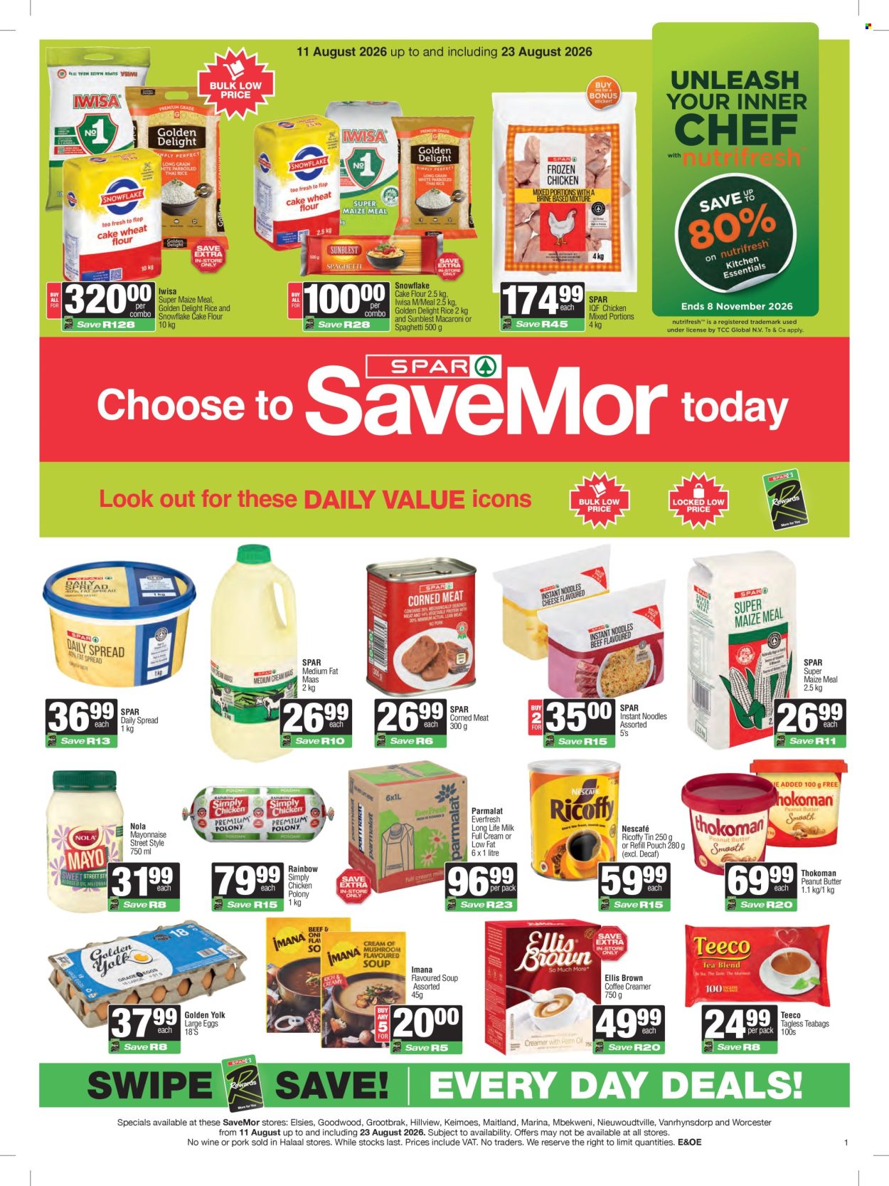 SPAR specials - 11/08/2026 - 23/08/2026. Page 1