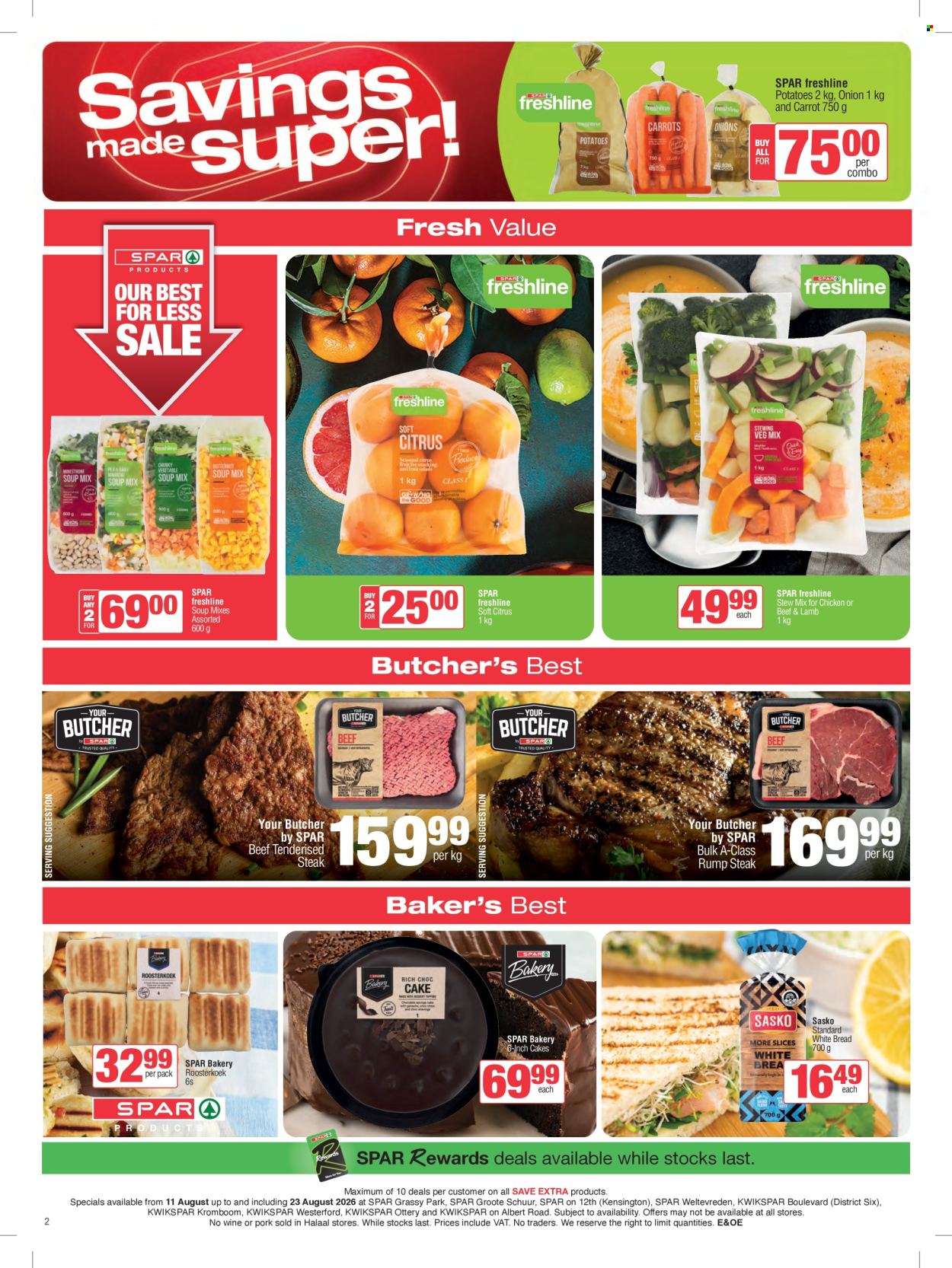 SPAR specials - 11/08/2026 - 23/08/2026. Page 2