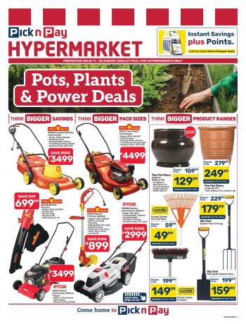 Pick n Pay Hypermarket catalogue  - 11/08/2026 - 30/08/2026.