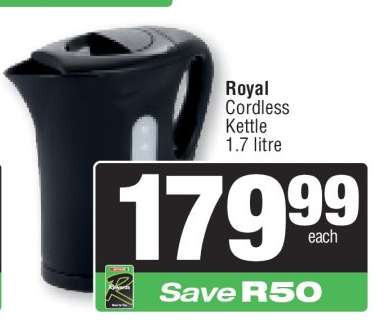 Royal Cordless Kettle