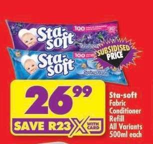 STA-SOFT FABRIC CONDITIONER REFILL