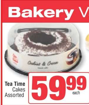 Tea Time Cakes Assorted