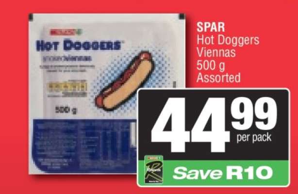 SPAR Hot Doggers Viennas