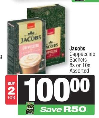 Jacobs Cappuccino Sachets