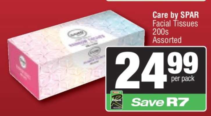 Care By SPAR Facial Tissues
