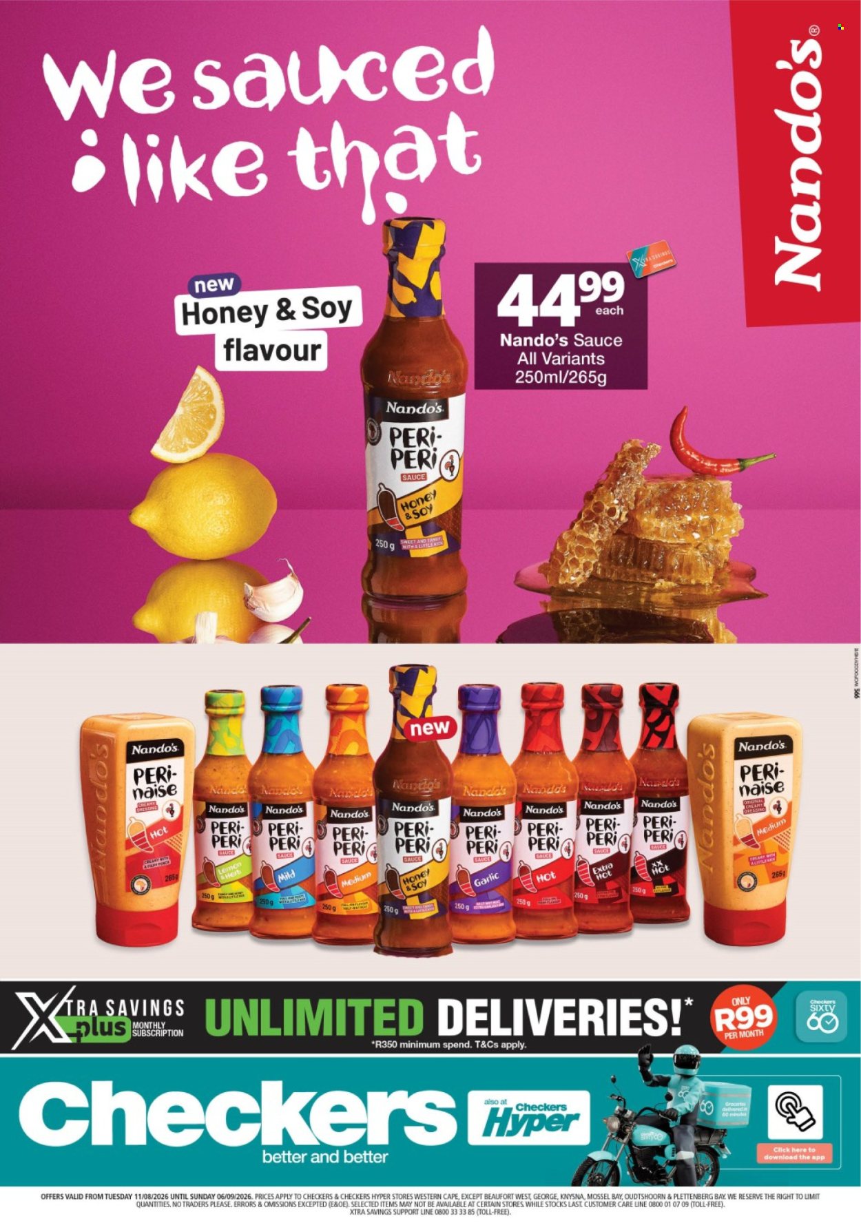 Checkers specials - 11/08/2026 - 06/09/2026. Page 1