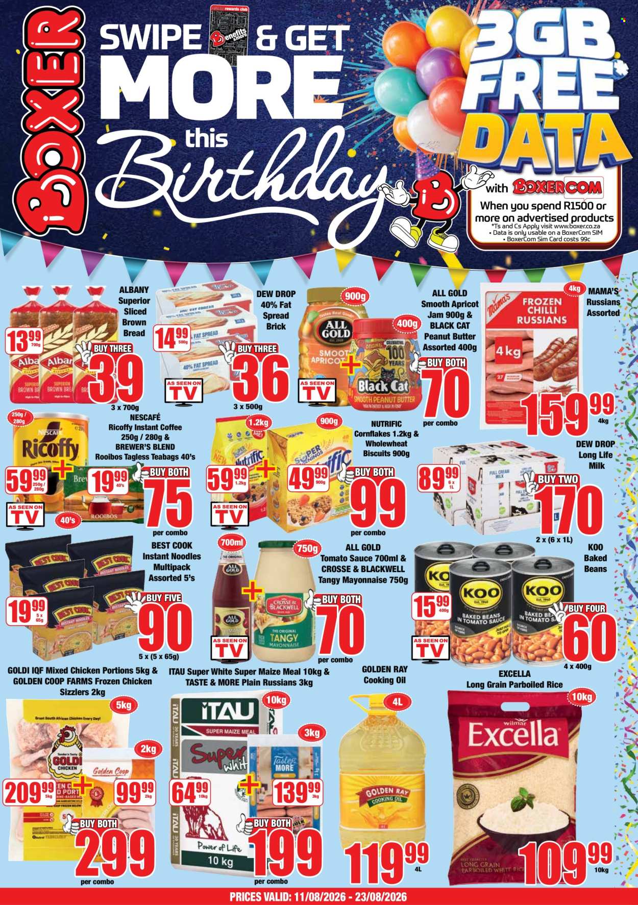 Boxer specials - 11/08/2026 - 23/08/2026. Page 1