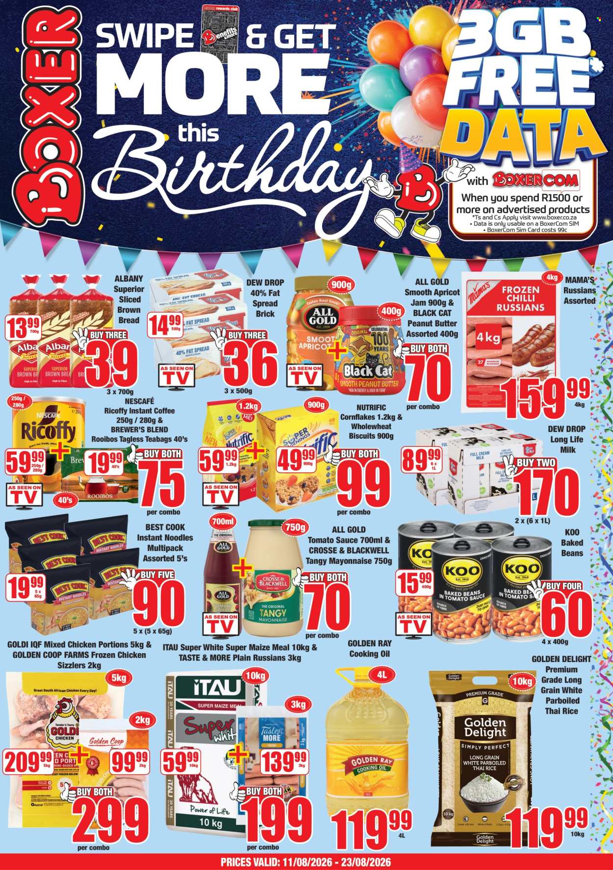 Boxer specials - 11/08/2026 - 23/08/2026. Page 1