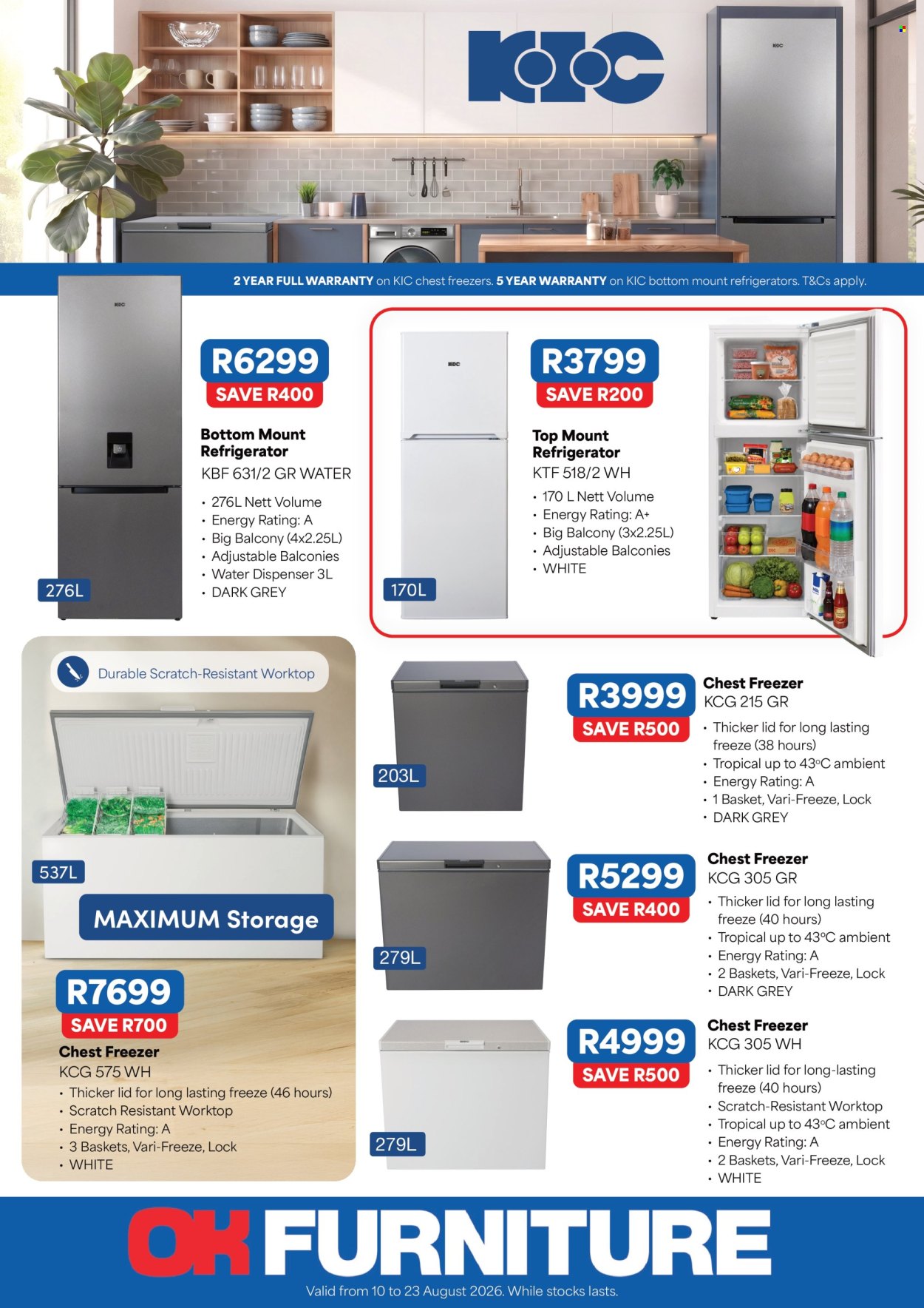 OK Furniture specials - 10/08/2026 - 23/08/2026. Page 1