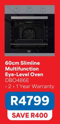 60cm Slimline Multifunction Eye-Level Oven