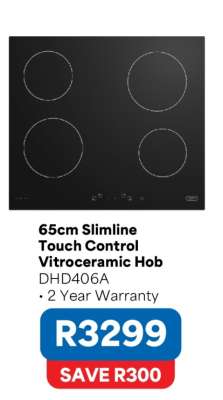 65cm Slimline Touch Control Vitroceramic Hob