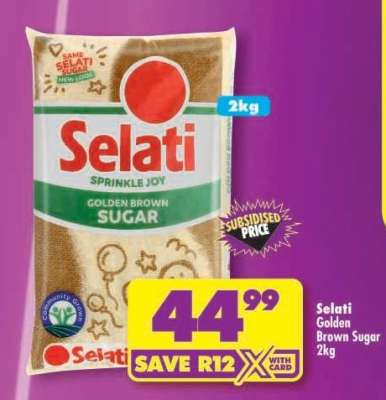 Selati Golden Brown Sugar 2kg