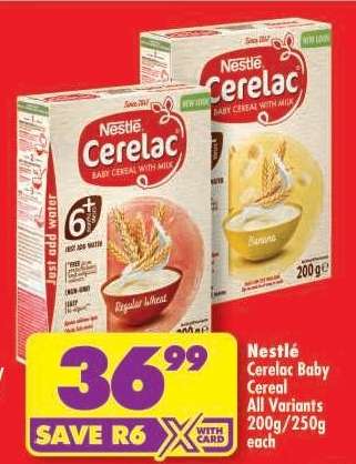 Nestlé Cerelac Baby Cereal