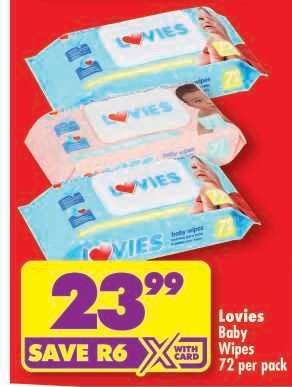 LOVIES BABY WIPES