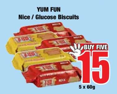 YUM FUN Nice / Glucose Biscuits