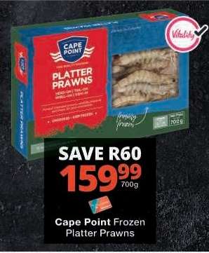 Cape Point Frozen Platter Prawns