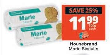 Housebrand Marie Biscuits