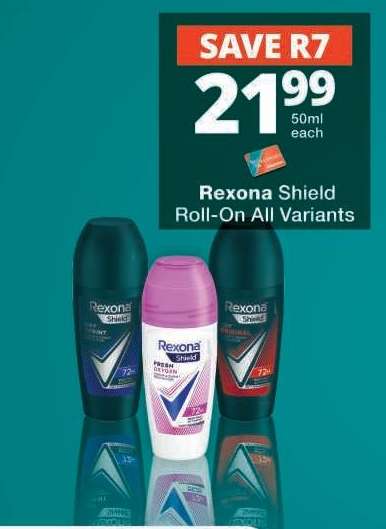 Rexona Shield Roll-On All Variants