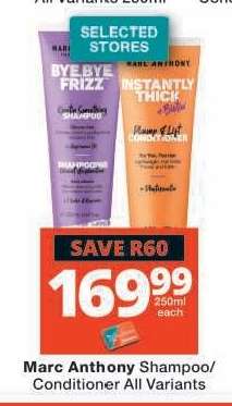 Marc Anthony Shampoo/Conditioner All Variants