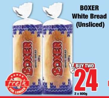 BOXER White Bread (Unsliced)