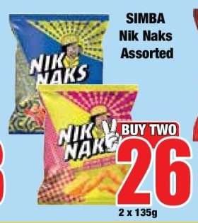 SIMBA Nik Naks Assorted